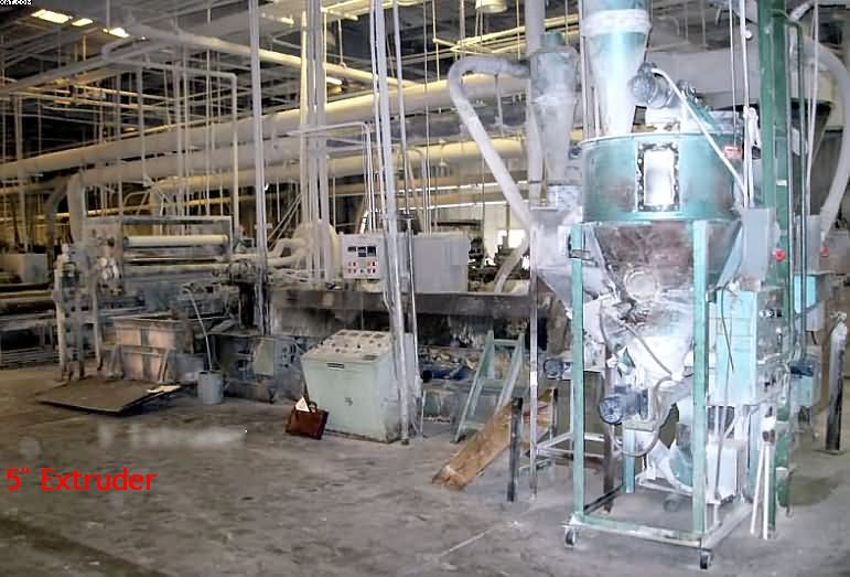 DAVIS STANDARD Tape Line, 250 hp motor, consisting of:.
